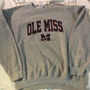 Ole Miss Grey Women’s Pullover